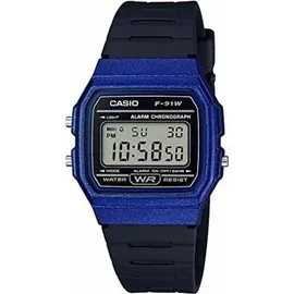 Casio F-91wm-2a Uhr Blue One Size