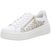 remonte Sneaker Damen Weiß/Gold 41