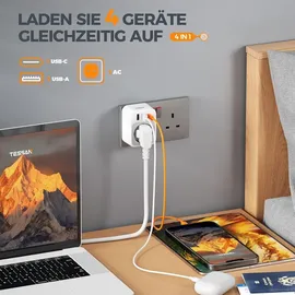 TESSAN Adapter 2 St. Grau