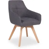 Polsterstuhl LARES (BHT 55x82x61 cm) - Bezug: Stoff - BHT 55x82x61 cm