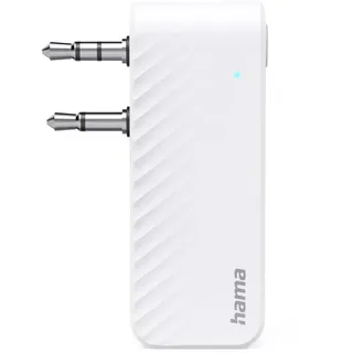 Hama Bluetooth-Audio-Transmitter für Flugzeuge 10 h AUX-Anschluss Weiß