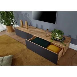 Massivmoebel24 Frankfurt TV-Board 195x52x32 cm Natur Geölt Holz
