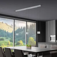 Bankamp Impulse Pendelleuchte, LED 3-flammig, nickel matt