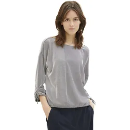 Tom Tailor Structured Stripe 3/4-arm T-Shirt Small Navy White Stripe M
