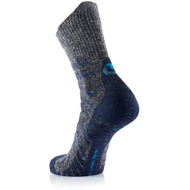 Therm-ic Trekking Ultra Cool Linen Crew 5 Paar Grau/Navy 45-47