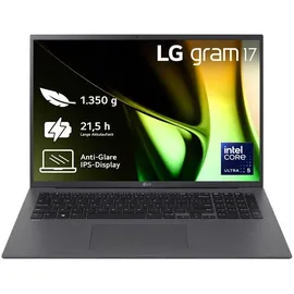 LG gram 17" 2024 Ultra 5 125H 8 GB RAM 512 GB SSD Grau 17Z90S-G.AR56G