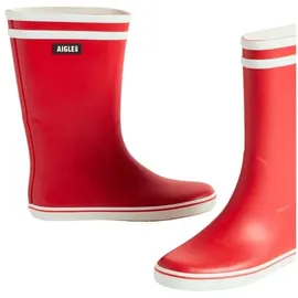 Aigle Malouine 2 Gummistiefel Red / White 39