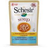 Schesir 6 x 85 g Wilder Thunfisch & Tintenfisch Schesir Katzenfutter nass