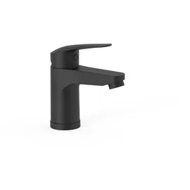 tres armaturen Tres Base Plus Waschtischarmatur Schwarz Matt