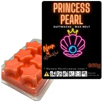 WonderWax Duftwachs WonderWax® Neon Duftwachs 6 Sterne (Princess Pearl), Duftrichtung: Princess Pearl