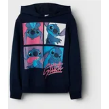 NAME IT Sweatshirt NKFINGA STITCH NREG SWEA WH BRU NOOS WDI blau 146/152 EU