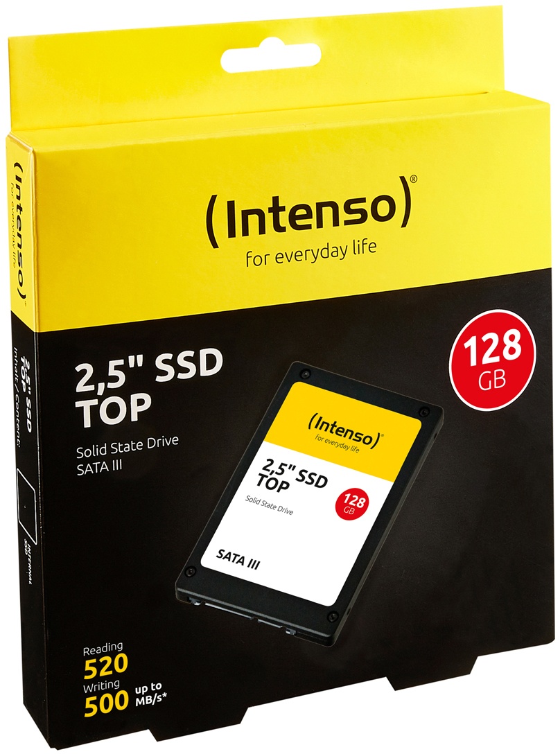 Intenso Top Performance SSD 128GB 2.5 Zoll SATA Interne Solid-State-Drive