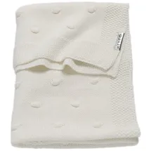 Meyco Babydecke Knots Offwhite, Meyco Baby, 100x150cm weiß 100 cm x 150 cm