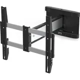 Smart Media SMS Icon 3D Medium Alu/Black Wall. (Wand, 55", 25 kg), TV Wandhalterung, Schwarz