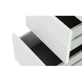 Composad Schreibtisch - Weiß - Maße cm B: 110 x 60 1 Ablagefläche - 3 Schubladen