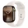 Apple Watch Series 10 GPS + Cellular 46 mm Aluminiumgehäuse roségold Sportarmband blassrosa S/M