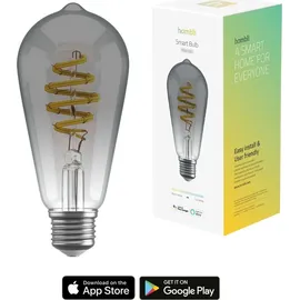 Hombli Filament Bulb CCT E27 ST64-Smokey 6 W E27 warmweiß 1 St.