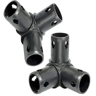 move and stic 2er Set Raumkupplung 3-armig, schwarz - Kupplung 3 armig Raum