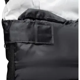 TRIZAND 21084 2-in-1-Schlafsack, 210 cm, schwarz - Schwarz/Grau