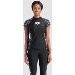 UV-Shirt Damen Kurzärmlig arena Modesty - Black-paints - 40