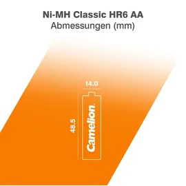 Camelion NiMH-Mignon-Akku AA 2300 mAh 4 St.