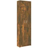 vidaXL Garderobenschrank Räuchereiche 55x25x189 cm Holzwerkstoff