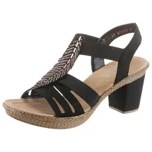 Rieker Sandalette Damen Schwarz 41