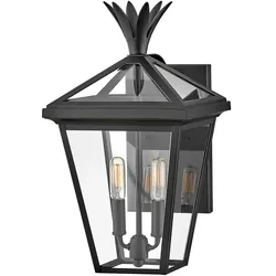 Palma Outdoor Wandleuchte schwarz IP44 HK-PALMA-M-BK
