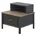 aea Kindermöbel Garnitur Kinderzimmer Bett Kinderbett Grau Holz Set 5tlg