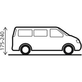 Brunner Fahrradabdeckung Tow Bar 3/4 für 4 Fahrräder