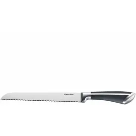 GASTROMAX Brotmesser 33,5 cm Schwarz/Silber