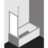 Kermi Vario 2000 Seitenwand V2TWD075142AK 66,4-69,6x140cm, Weiß ESG klar