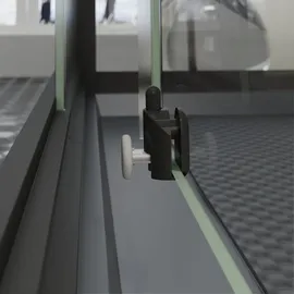 Schulte ExpressPlus Komplettdusche-Schiebetür Bali Mattschwarz 215 cm x 115 cm