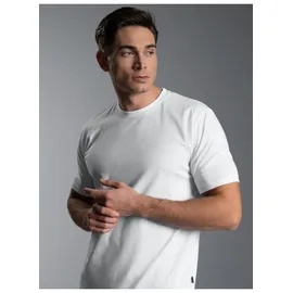TRIGEMA T-Shirt TRIGEMA T-Shirt aus 100% Baumwolle (1-tlg) weiß M (46/48)