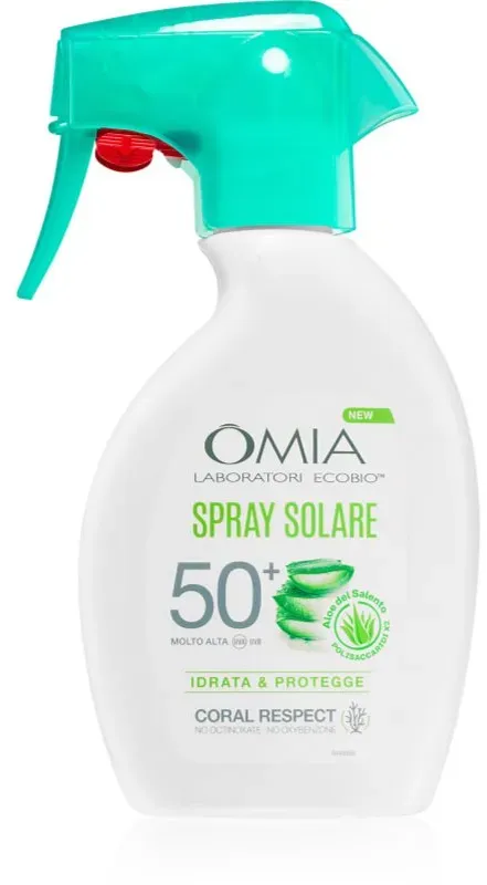 Omia Laboratories Aloe Vera del Salento Bräunungsspray mit feuchtigkeitsspendender Wirkung SPF 50+ 200 ml