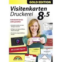 Markt + Technik Visitenkarten-Druckerei 8.5 Gold Edition