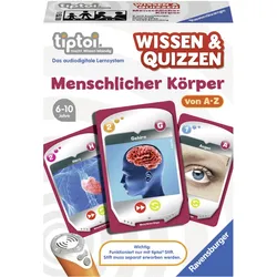 Ravensburger 00753 - tiptoi: Spiel Wissen & Quizzen - Menschlicher Körper [ohne Stift] | Zustand: Neu & original versiegelt