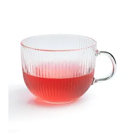 HIT Trading Teeglas Rillenoptik 0,5 l 6-tlg.