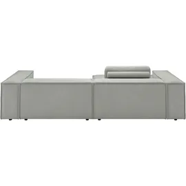 Home Affaire Ecksofa HOME AFFAIRE "Watertown, modernes XXL L-Form, 306 cm breit", silber, B:306cm H:68cm T:191cm, 100% Polyester, Sofas, Ecksofa, Großzügiges Lounge-Sofa mit viel Platz für die Familie
