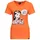 Queenkerosin Print-Shirt I Drink to make you pretty (1-tlg) mit Vintage-Motiv orange XXL