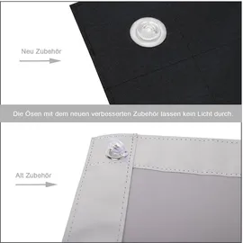 Woltu Thermorollo Dachfenster 60 x 73 cm Schwarz