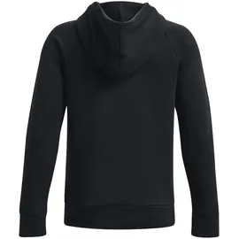 Under Armour Rival Fleece Hoodie Jungen 001 black/white XS 122-127 cm