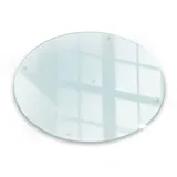 Tulup Schneidebrett Schneidebrett Transparent Glas 40x0.4x40 cm Hartglas