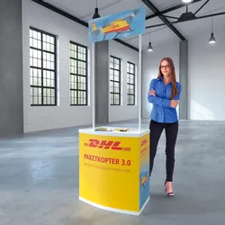 Promotionstand Kunststofftheke Budget