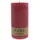 Wenzel Olive Wax Kerze 130 x 70 mm karminrot
