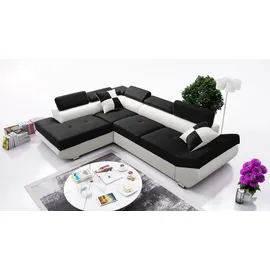 Sonstige Verlage Eckcouch Schwarz 2-Sitzer