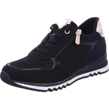 Marco Tozzi Sneaker Damen Weite E Schwarz/Gold 39