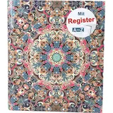 RNK 46702 - Ringbuch, für DIN A5, mit Register A-Z, Orient, 1 Stück