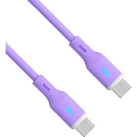Akyga USB-C auf USB-C 1 m Violett