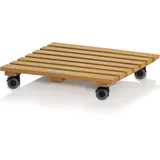 LECHUZA Natural Wood 37 Pflanzenroller